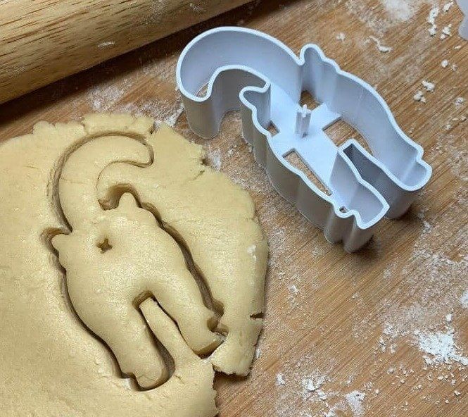 A Cat's Behind as a Cookie Cutter