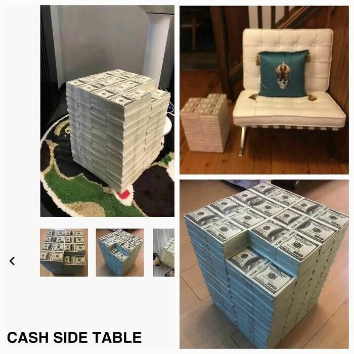 Get Yourself a Cash Side Table