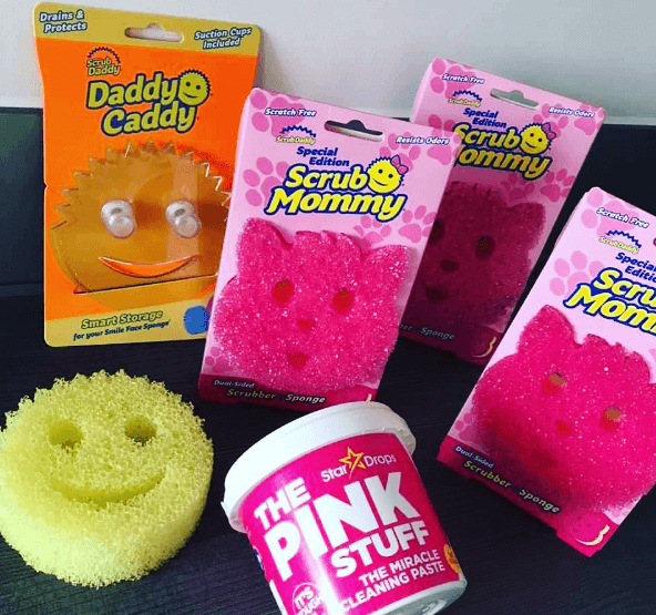 Scrub Daddy Smiley Faces