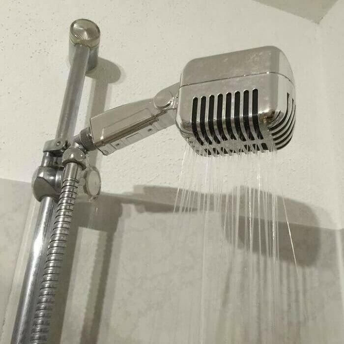 When It's Both a Showerhead and a Microphone