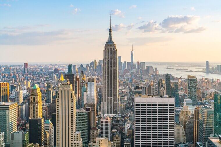1. New York - Median Household Income: $82,095 / GDP per Capita: $117,332