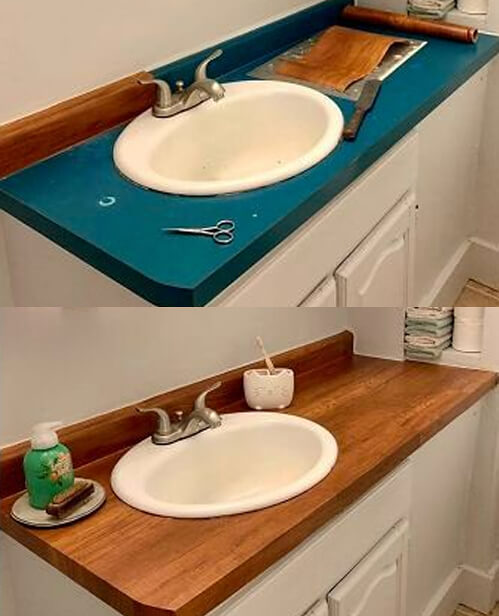 Adhesive Paper Is an Affordable Way to Do a Total Remodel
