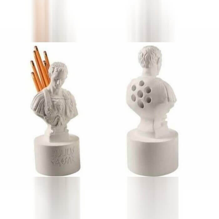 A Clever Julius Caesar Pencil Holder